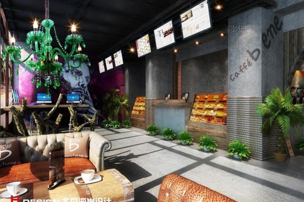北京咖啡陪你凯泰店设计