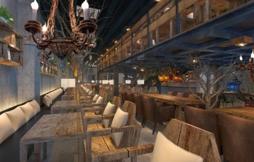 漫咖啡厅设计 健德门店