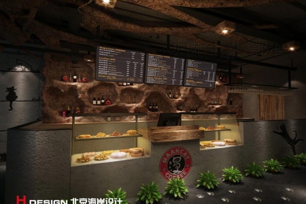 河南郑州漫猫咖啡厅设计