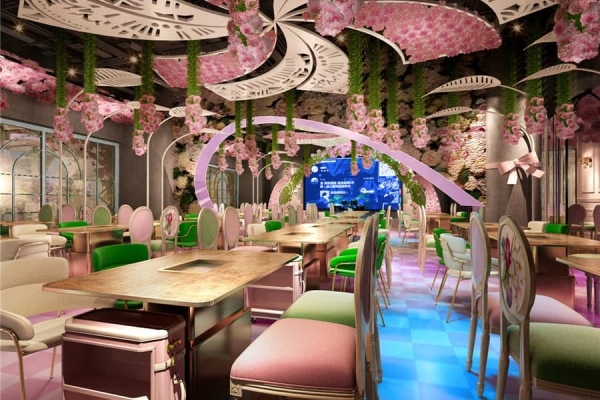 花巢音乐火锅餐厅设计