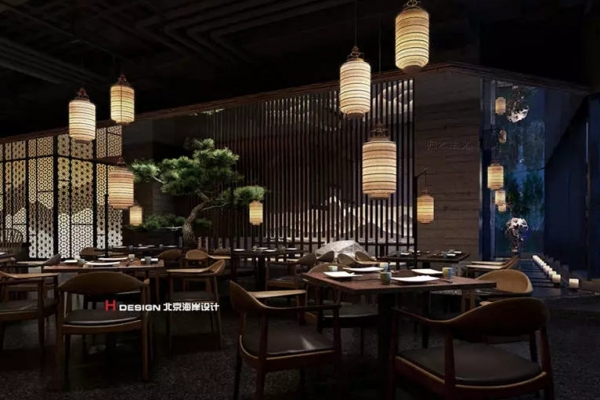 挑灯日式餐厅室内设计