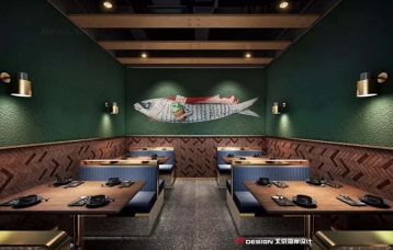 蜀江烤鱼餐厅设计
