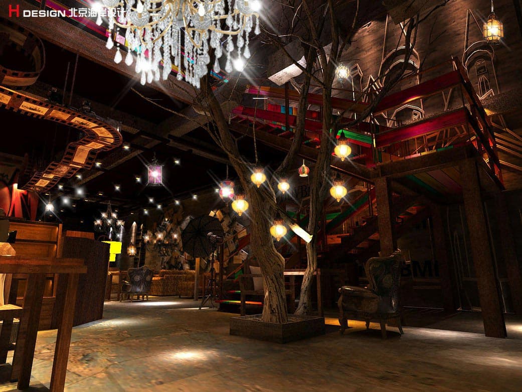 河南商丘杏记甜点咖啡店设计