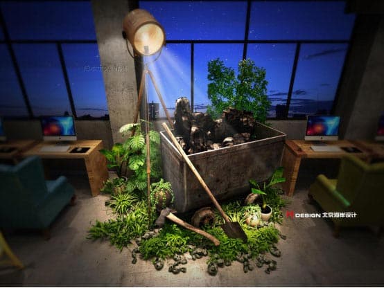 咖啡餐饮设计案例——山西大同G网咖