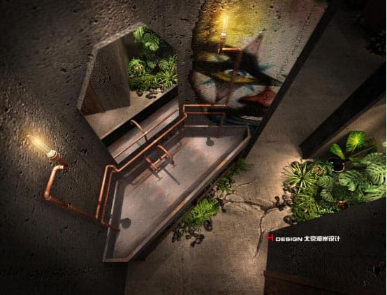 咖啡餐饮设计案例——山西大同G网咖