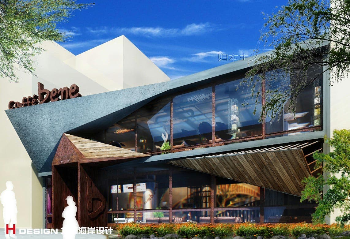 北京咖啡陪你凯泰店设计