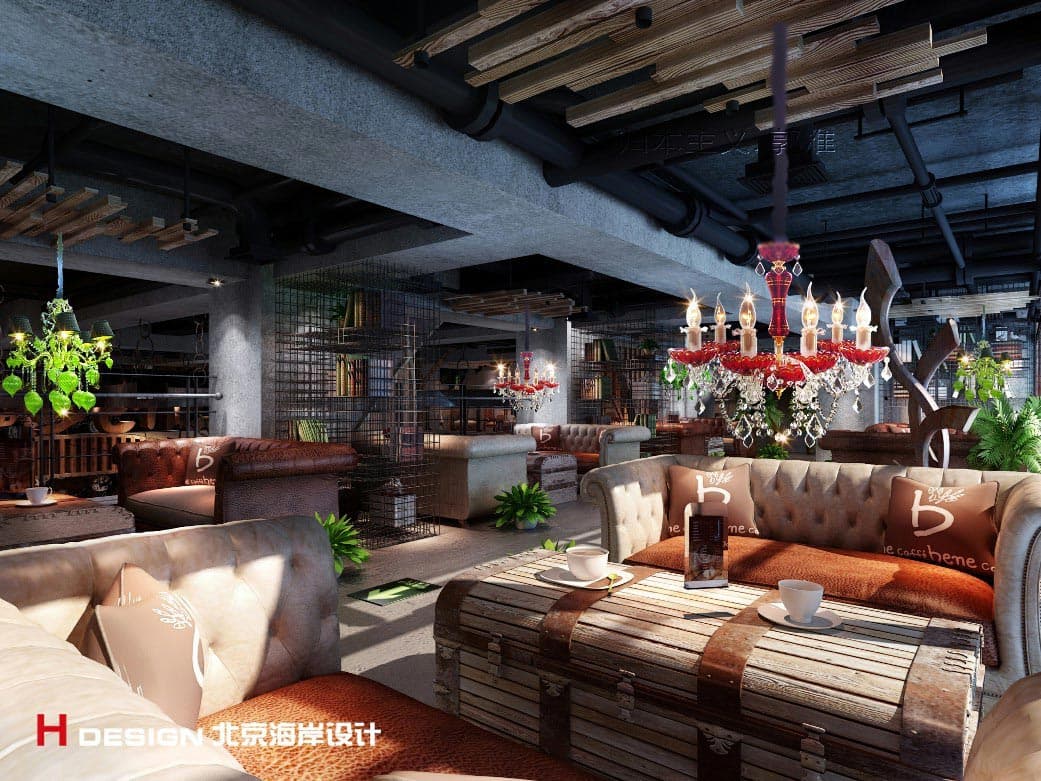 北京咖啡陪你凯泰店设计