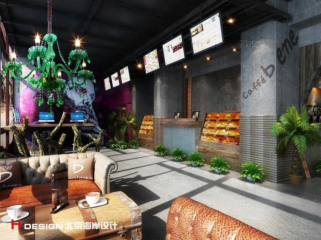 北京咖啡陪你凯泰店设计