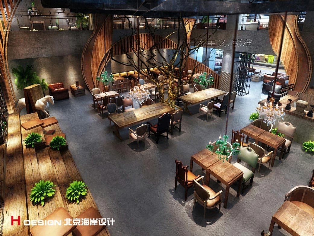 北京咖啡陪你凯泰店设计