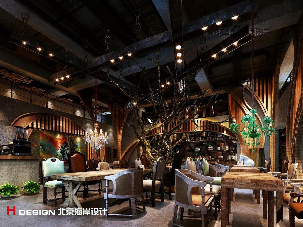 北京咖啡陪你凯泰店设计