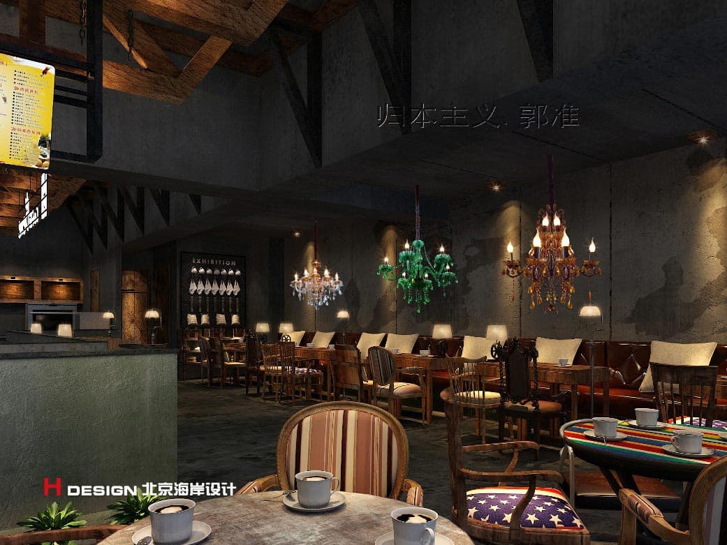 北京咖啡陪你悠唐店设计