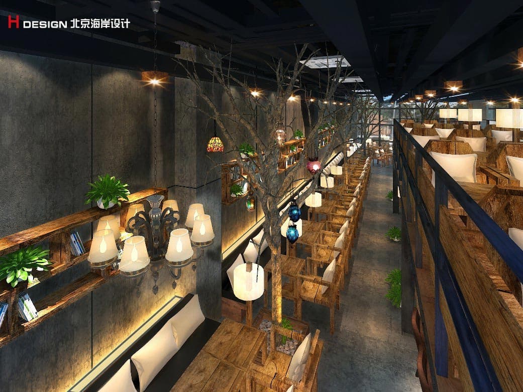 北京漫咖啡厅设计 健德门店