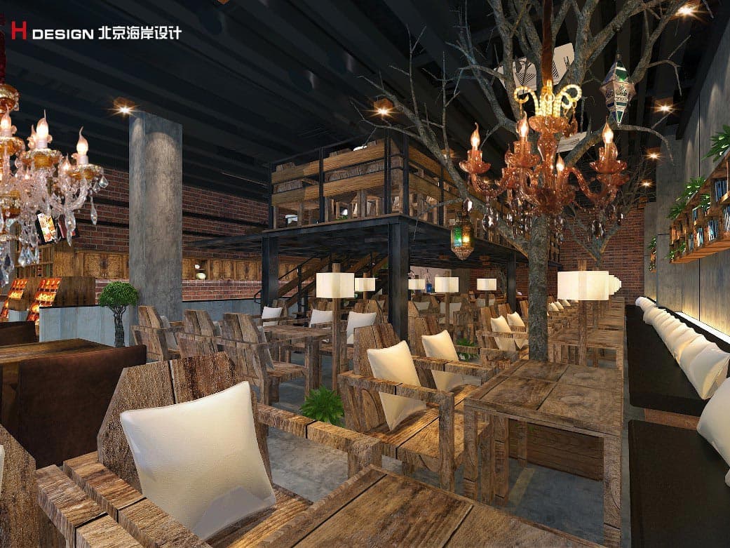 北京漫咖啡厅设计 健德门店