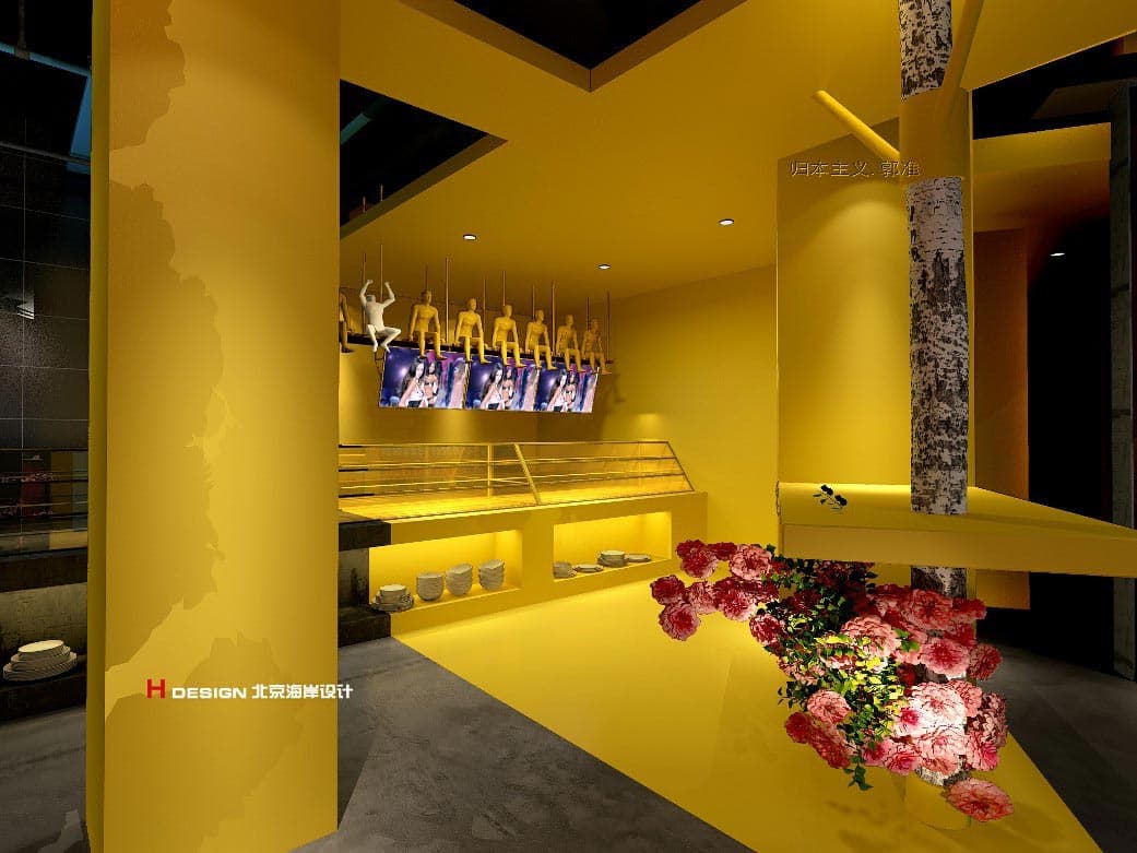 北京李嘉嘉串串香火锅餐厅设计