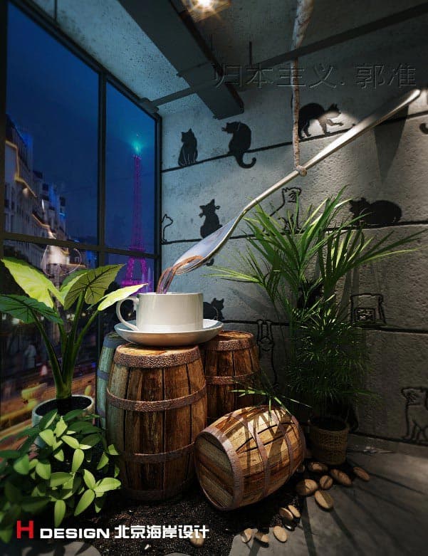 河南郑州漫猫咖啡厅设计 河南郑州漫猫咖啡厅设计