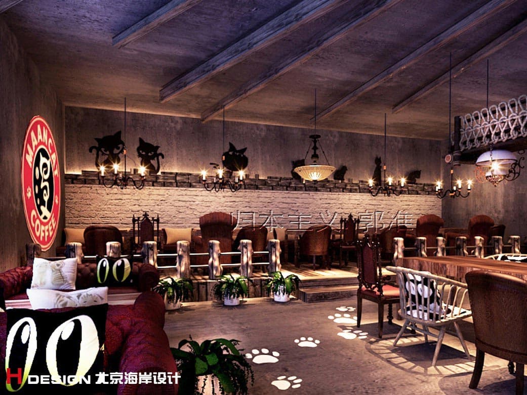 河南郑州漫猫咖啡厅设计 河南郑州漫猫咖啡厅设计