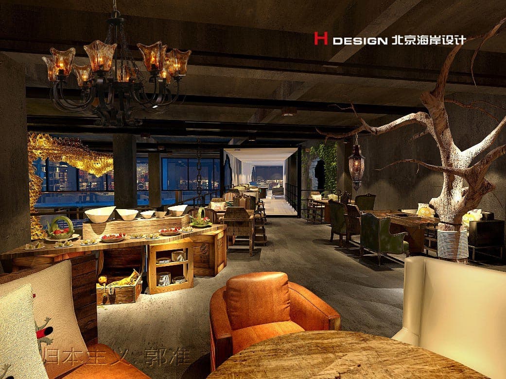 河南盜味羊火锅店设计 河南盜味羊火锅店设计