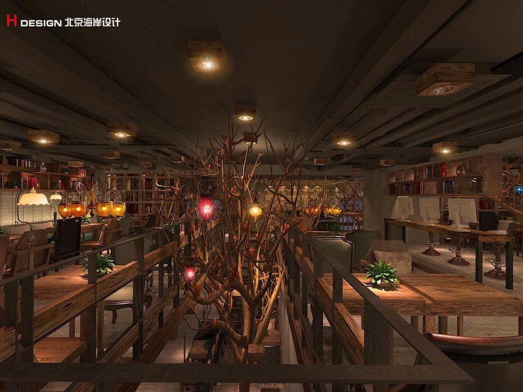 河南逸美时光咖啡厅设计