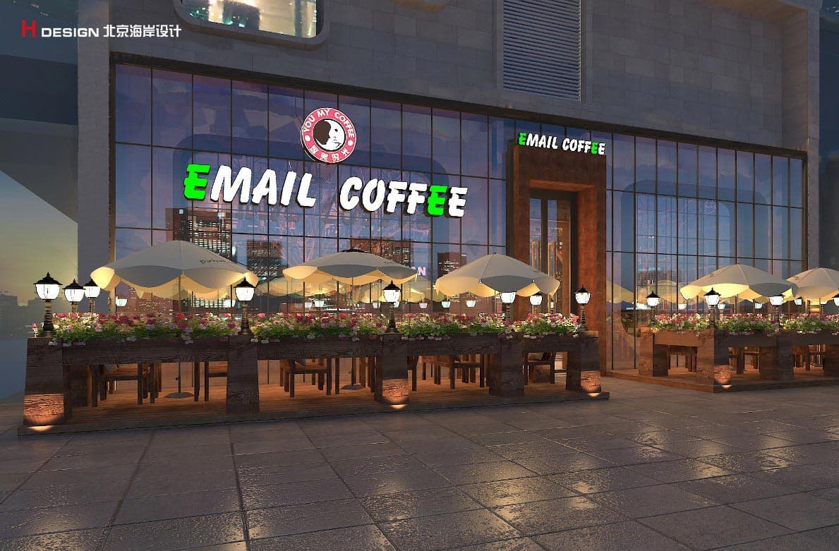 河南逸美时光咖啡厅设计