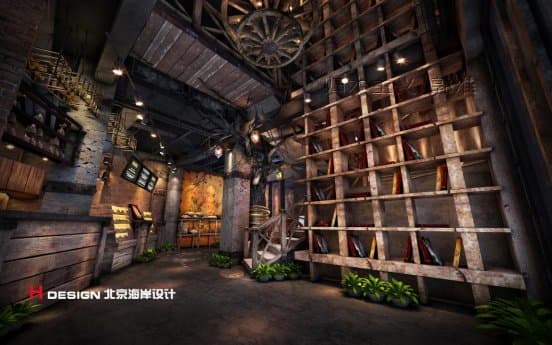 咖啡馆与书咖啡馆设计