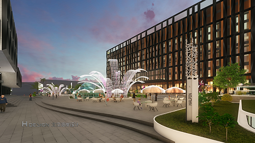 商业综合体之广场中心