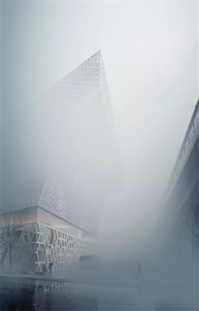 雾霾中的商业综合体设计