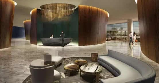 酒店设计的一角