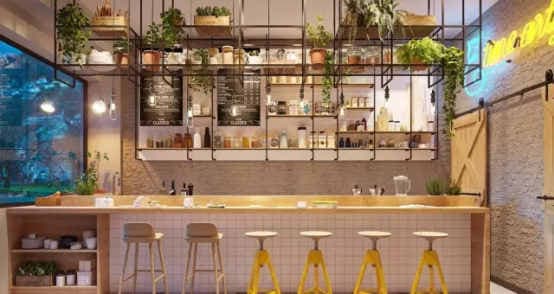 室内设计效果的一角落