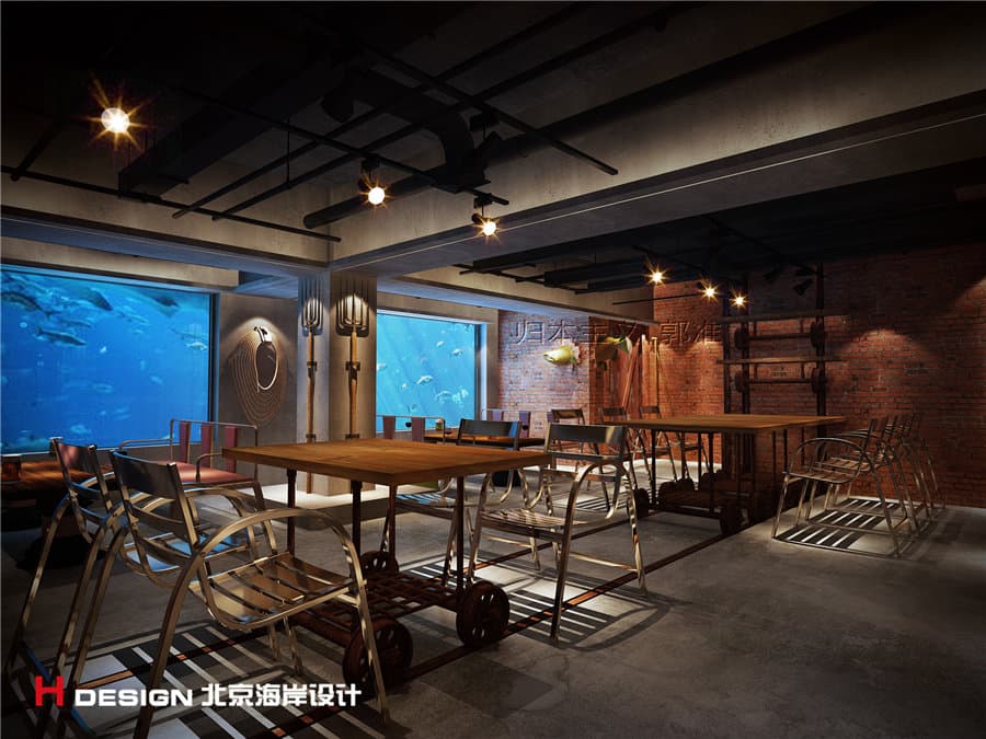 铜须水族主题会所设计案例