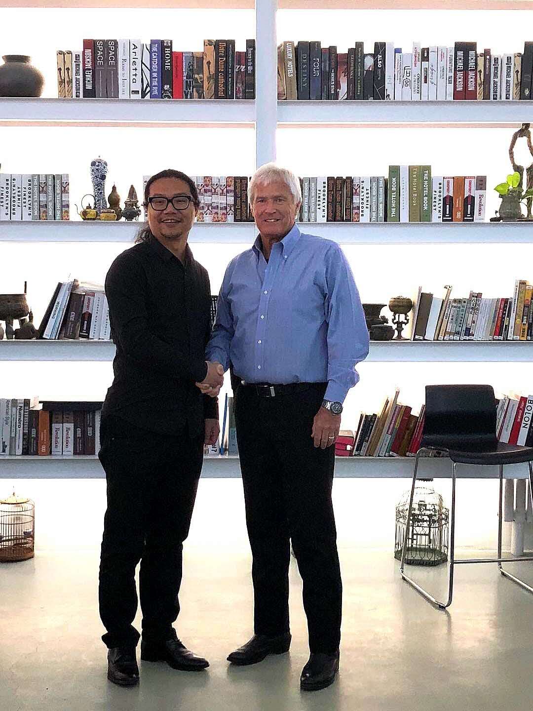 美国金伯利农场主金伯利先生、荣盛集团张总来访海岸共商规划大计