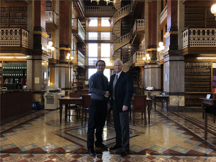 美国金伯利农场主金伯利先生、荣盛集团张总来访海岸共商规划大计