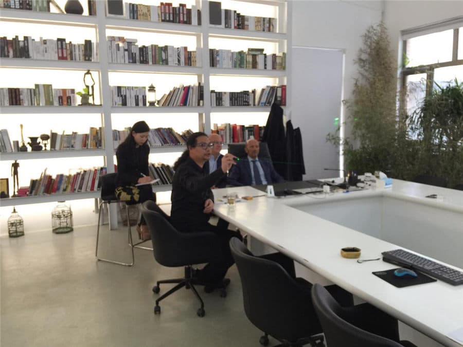 意大利建筑设计公司创始人波捷特Massimo Roj先生来访海岸