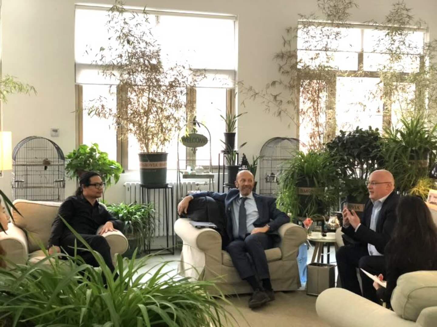 意大利建筑设计公司创始人波捷特Massimo Roj先生来访海岸