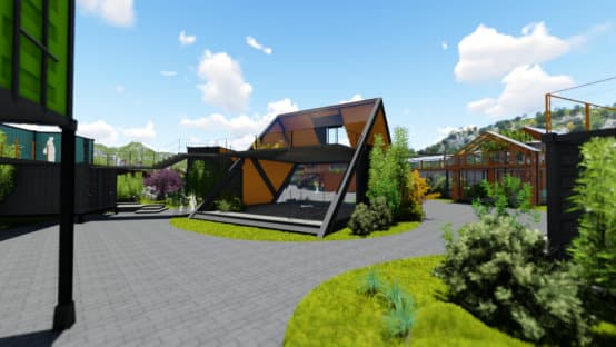 集装箱建筑设计