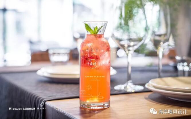 一盏时茶饮品牌VIS设计效果图