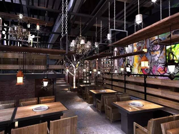 釜山料理餐饮空间设计