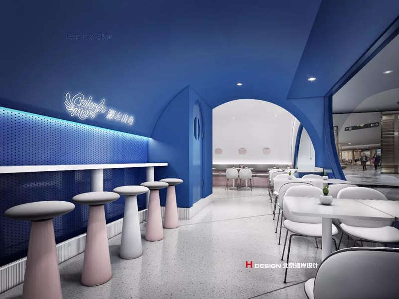 网红餐饮店love11室内设计