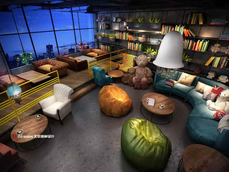 网红餐饮店love11室内设计