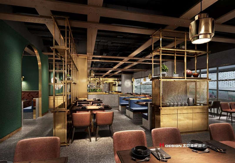 蜀江烤鱼餐厅空间设计