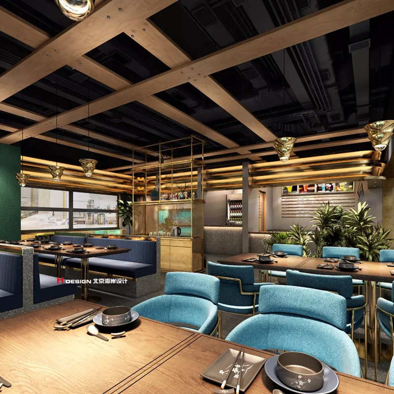 蜀江烤鱼餐厅空间设计