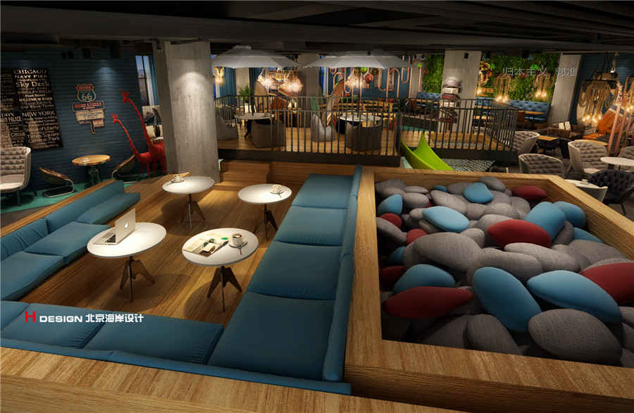 U°咖啡厅设计(二店)