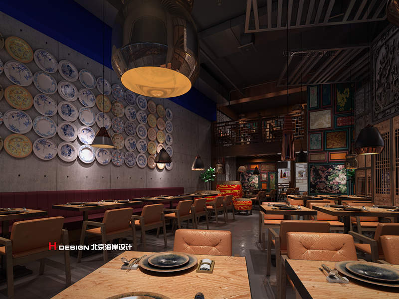 潮汕砂锅粥餐厅店面设计