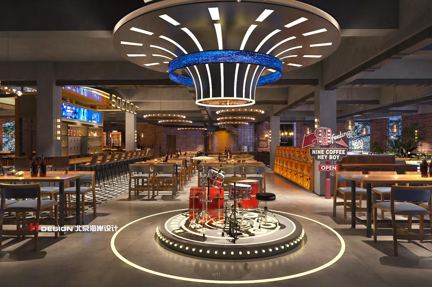 通辽SOCOOL泰尔诺|咖啡|简餐|日式烧烤空间设计案例 北京海岸设计|餐饮设计|酒店设计|民宿设计