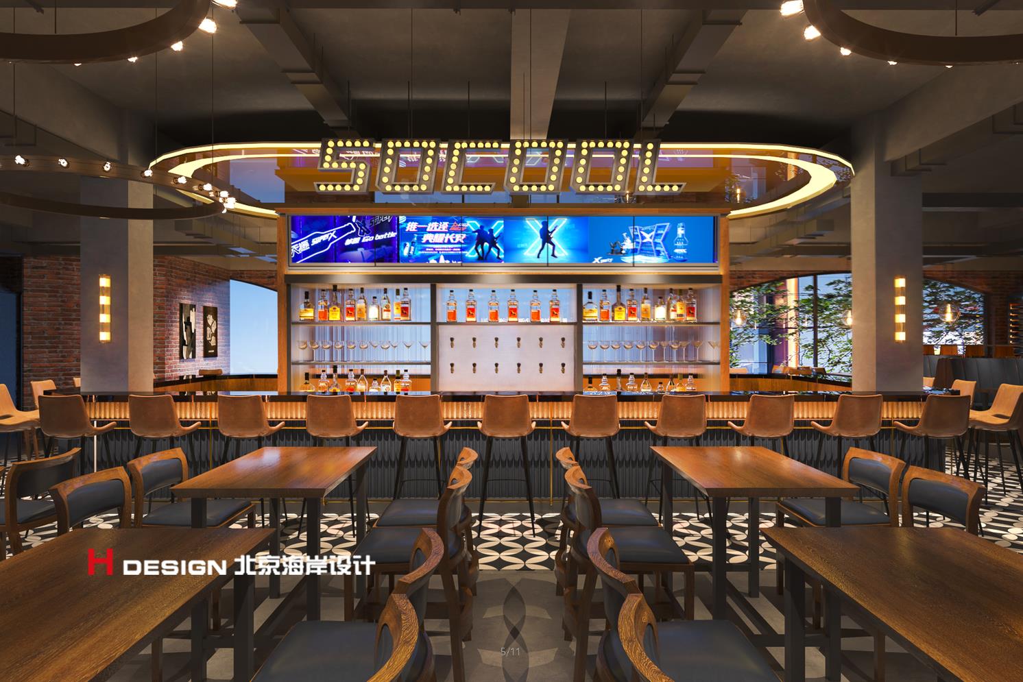 通辽SOCOOL泰尔诺|咖啡|简餐|日式烧烤空间设计案例 北京海岸设计|餐饮设计|酒店设计|民宿设计